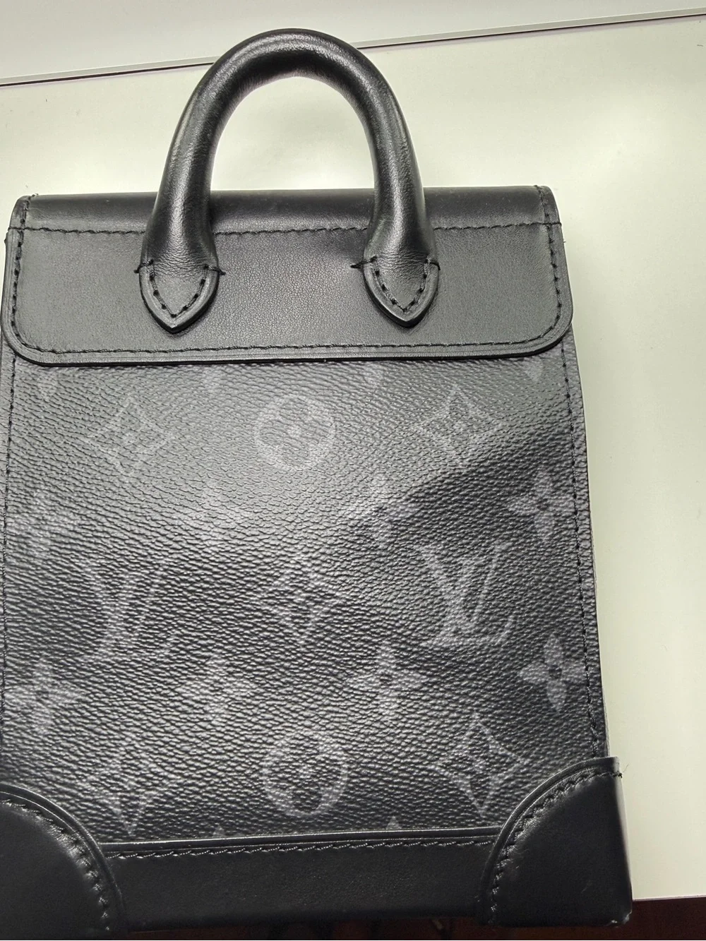 Louis Vuitton Black Monogram Canvas Nano Steamer